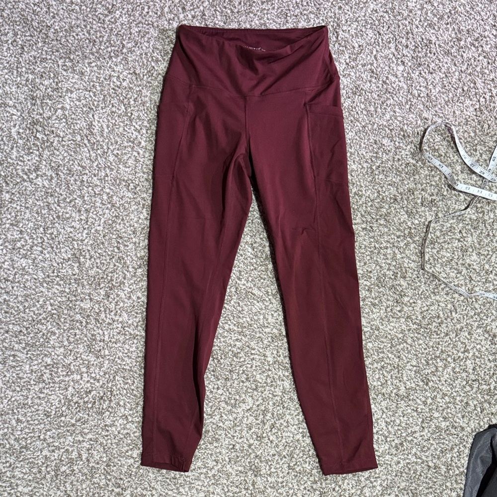 Yogalicious Lux Burgundy Leggings